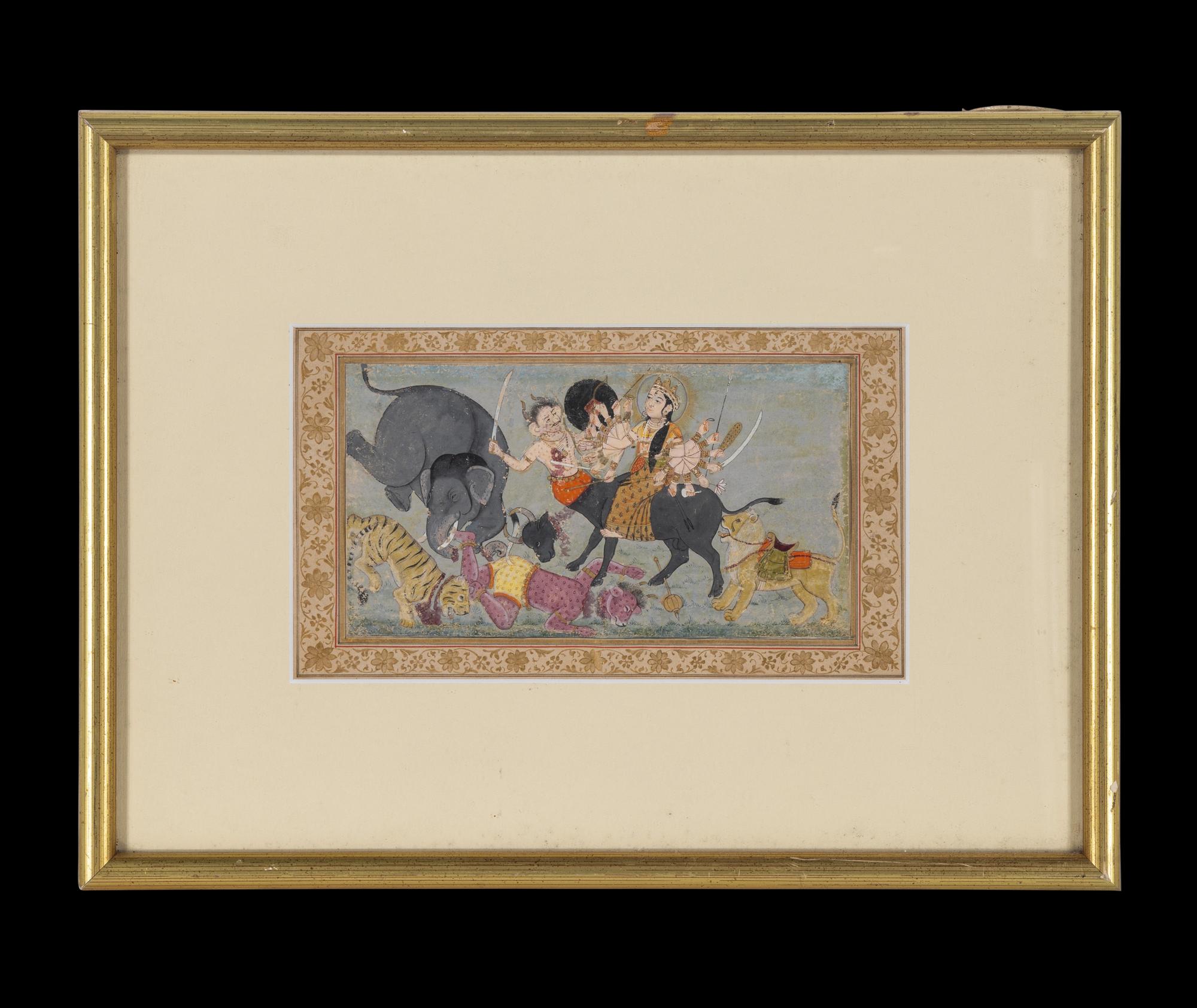 Seven Indian Miniature Paintings