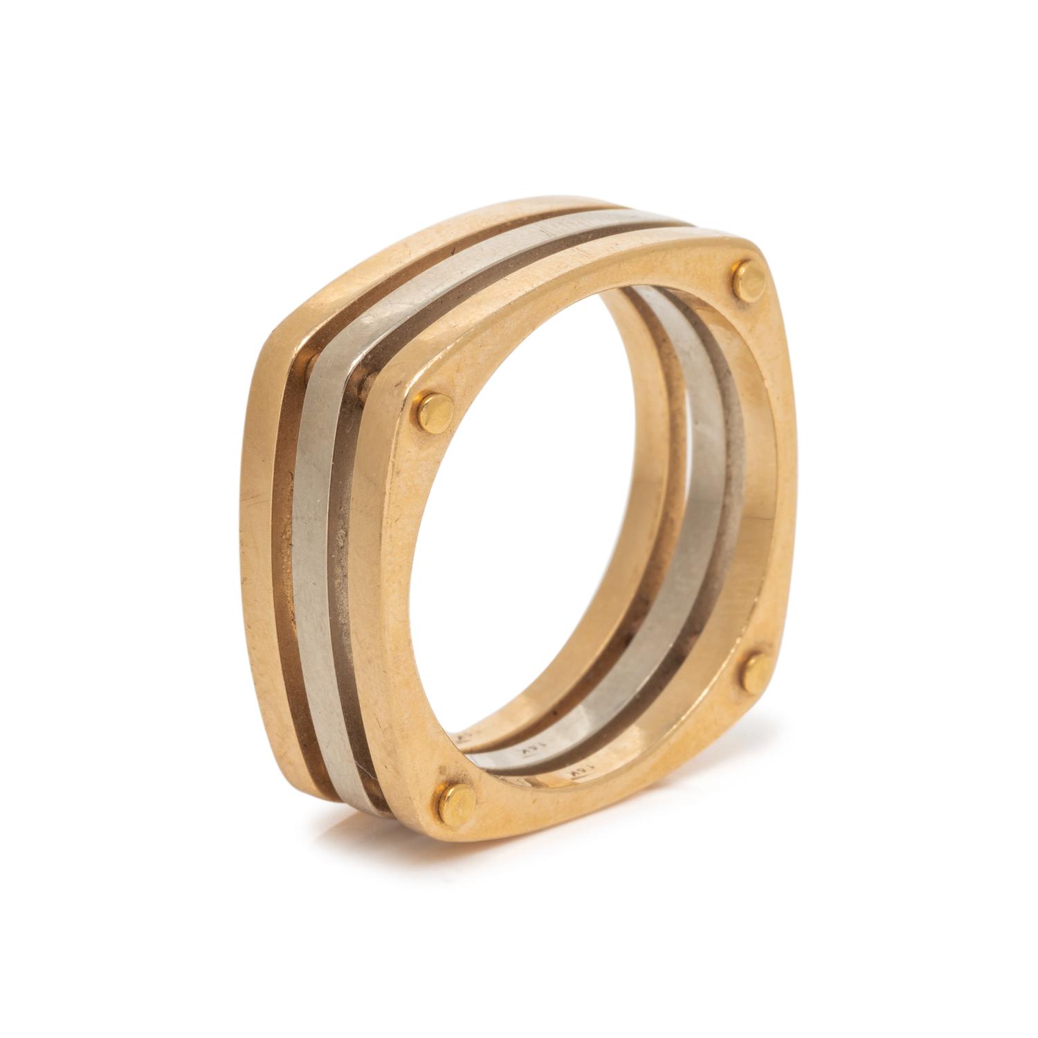TRICOLOR GOLD RING