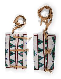 Beaded Hide Leggings