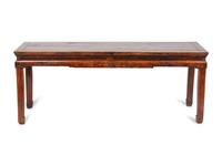 Two Chinese Carved Hardwood Tables