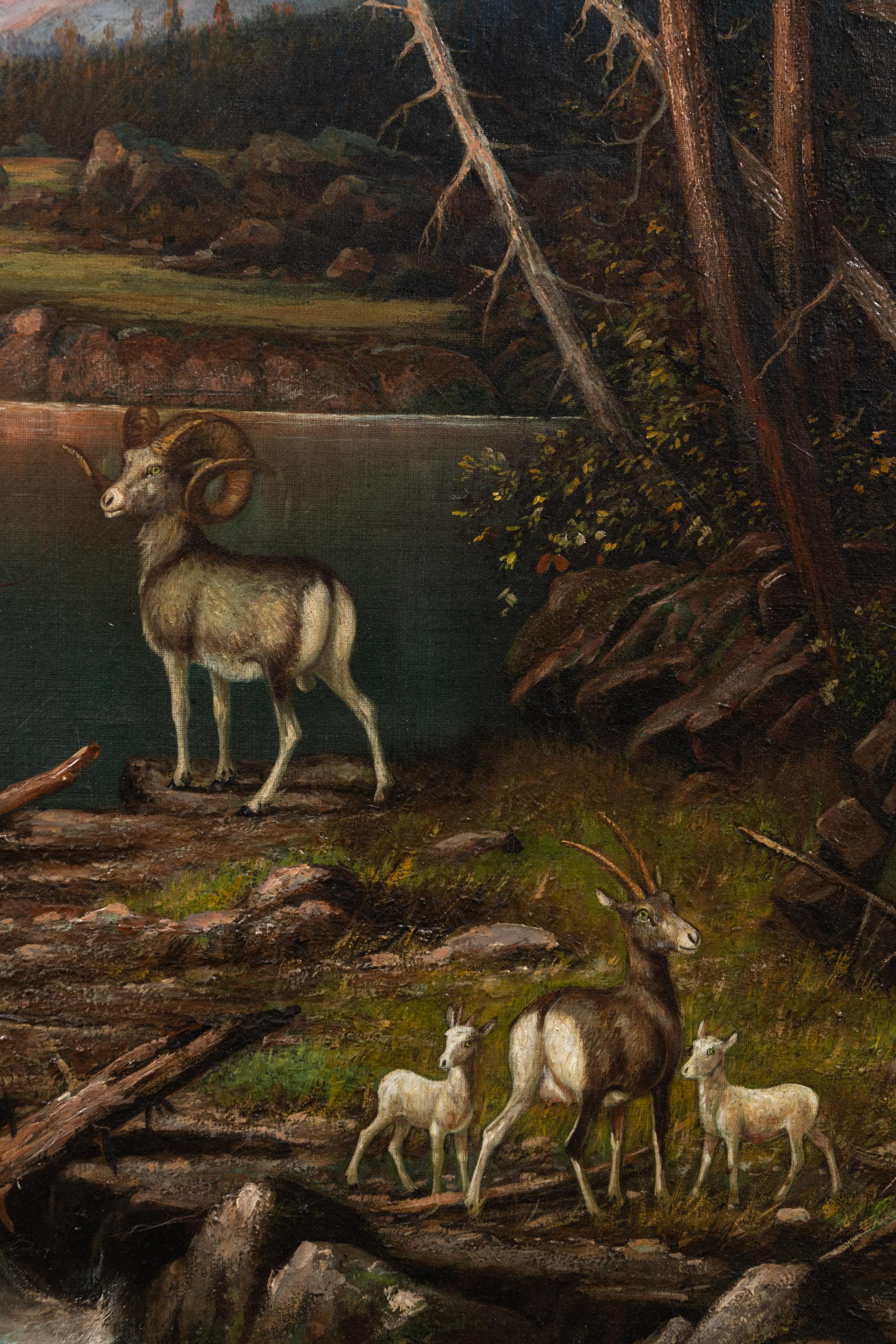 Antelope in a Landscape