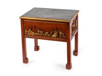 A Chinese Lacquered Side Table — 20TH CENTURY