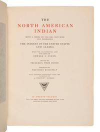 CURTIS, Edward (1868-1952). The North American Indian. Being a Series of Volumes Picturing and Describing the Indians of the United States and Alaska. Cambridge, MA: University Press, 1907. Volume 1.