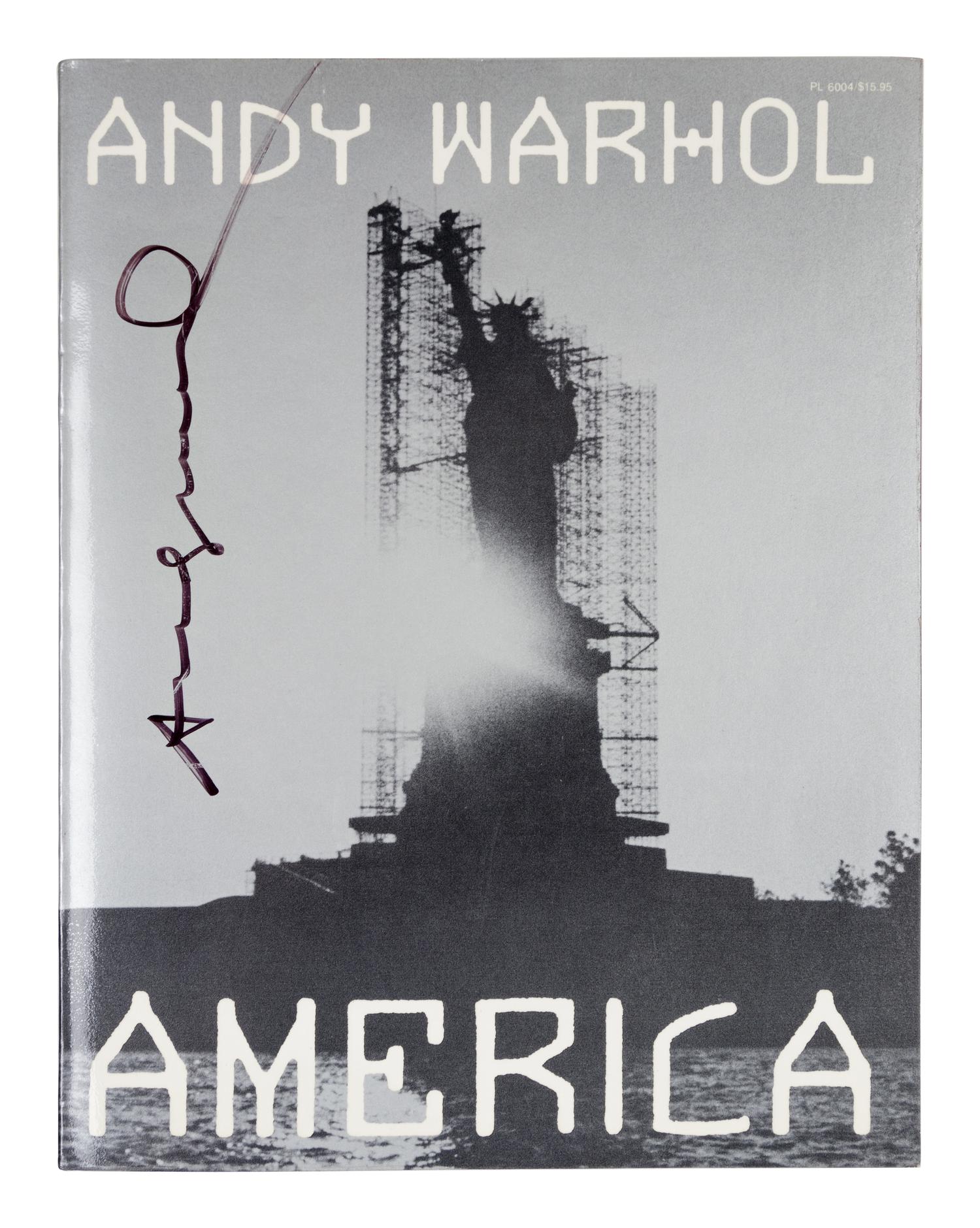 WARHOL, Andy (1928-1987). America . New York: Harper & Row, 1985.