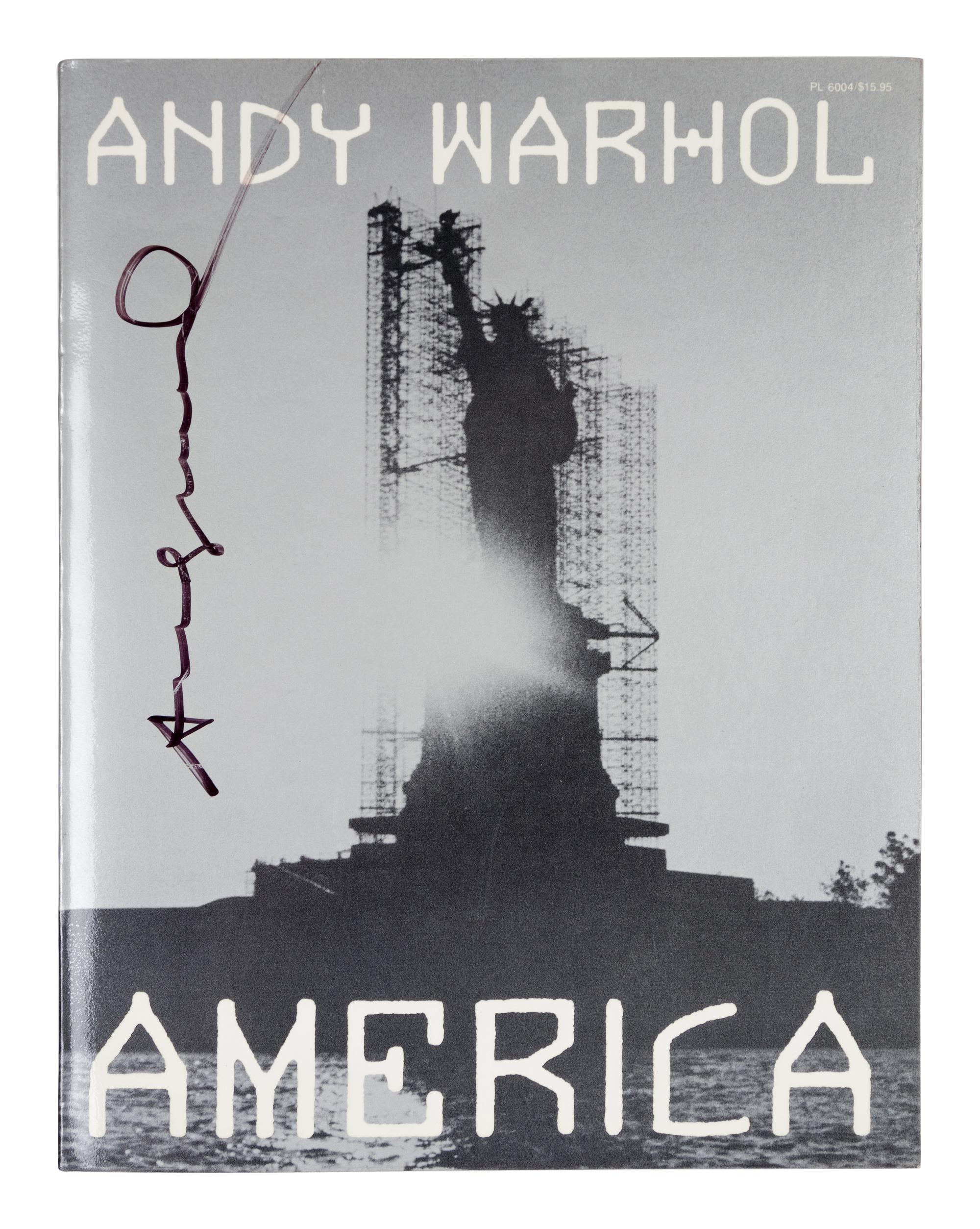 WARHOL, Andy (1928-1987). America . New York: Harper & Row, 1985.