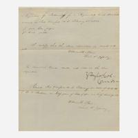[Presidential] Taylor, Zachary Partially-Printed Document, signed