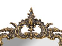 A Rococo Revival Gilt Metal Mirror