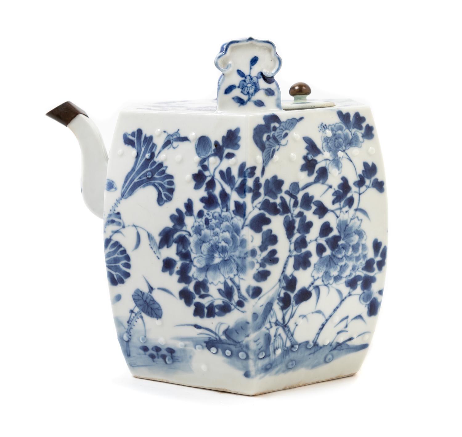 A Japanese Blue and White Porcelain Water Pot