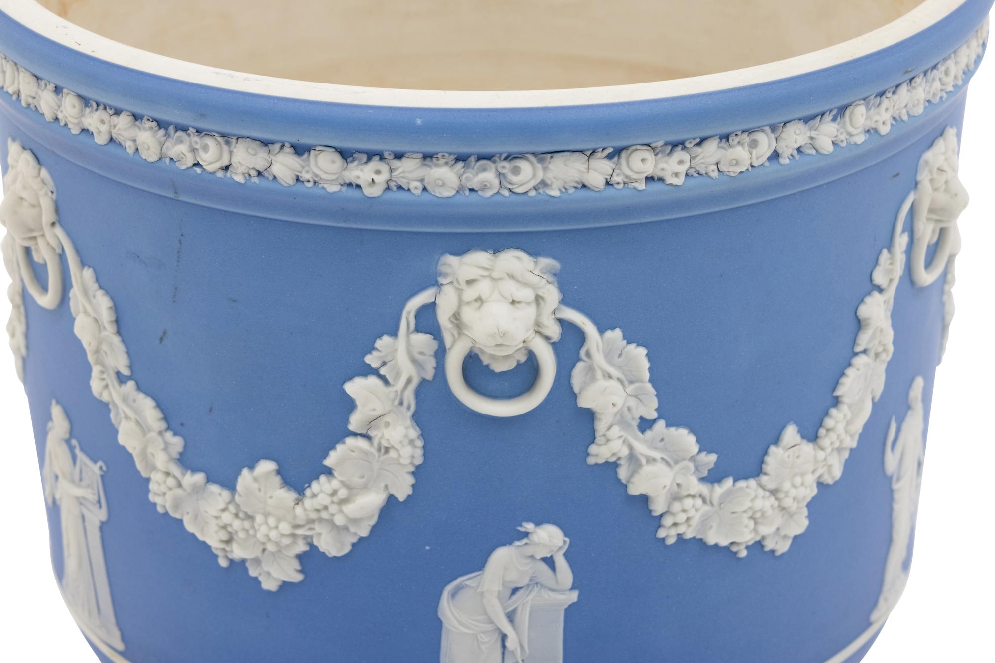 A Wedgwood Jasperware Cache Pot
