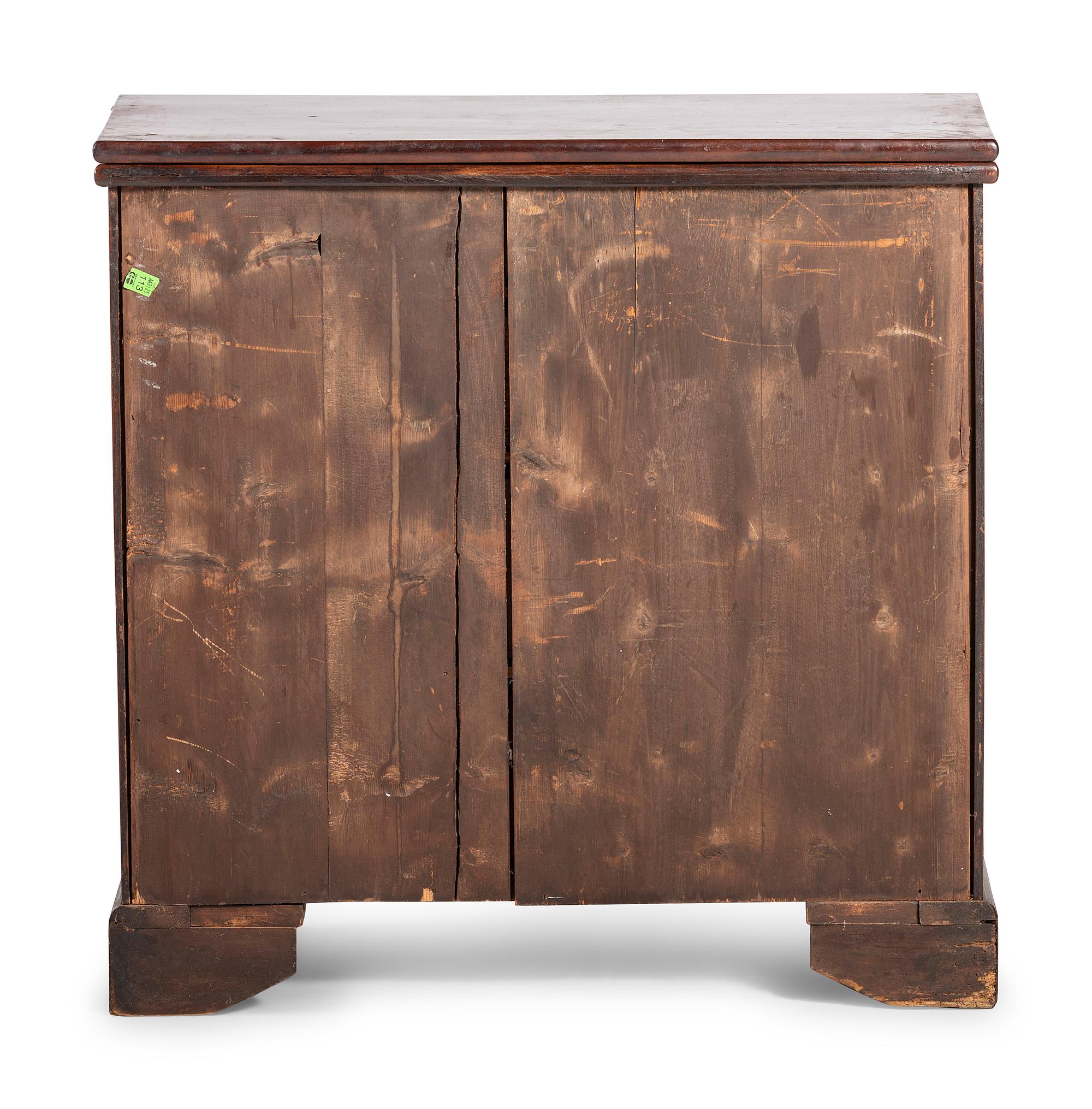 An English Mahogany Bachelor's Chest