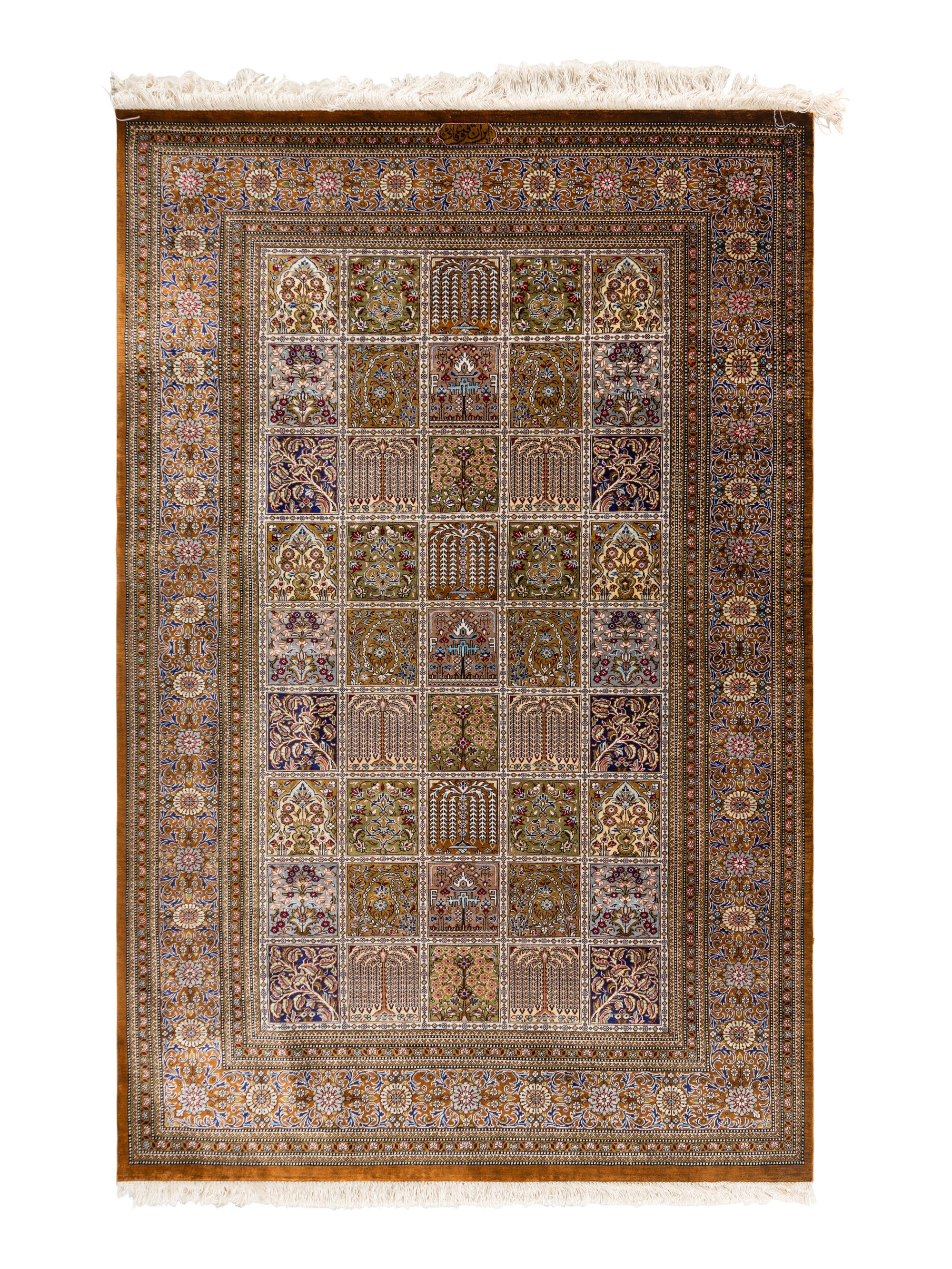 A Bakhtiari Silk Rug