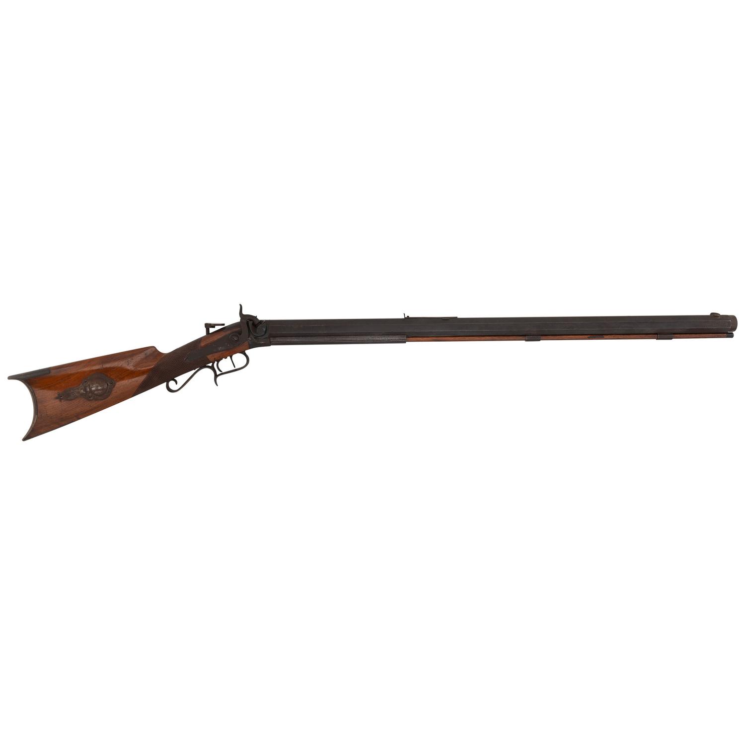 E. Phillips New York Target Rifle Captured at Fernandina, Florida and Presented to Senator Grimes by Flag Officer (Admiral) Samuel F. DuPont