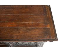 An English Gothic Revival Oak Court Cupboard