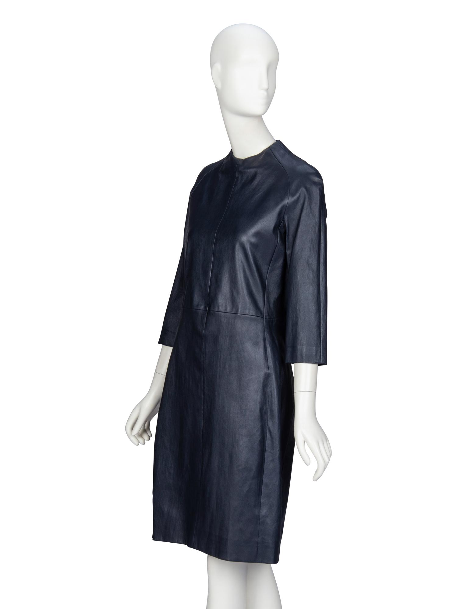 The Row, Fitted Leather Dress