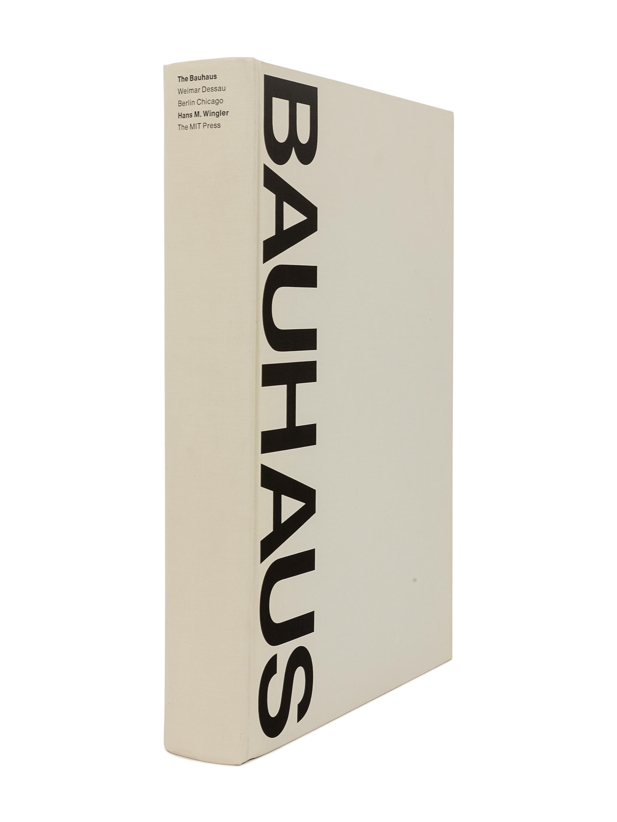 WINGLER, Hans M. (1920-1984). The Bauhaus: Weimar, Dessau, Berlin, Chicago. Cambridge, MA and London: The MIT Press, 1969.