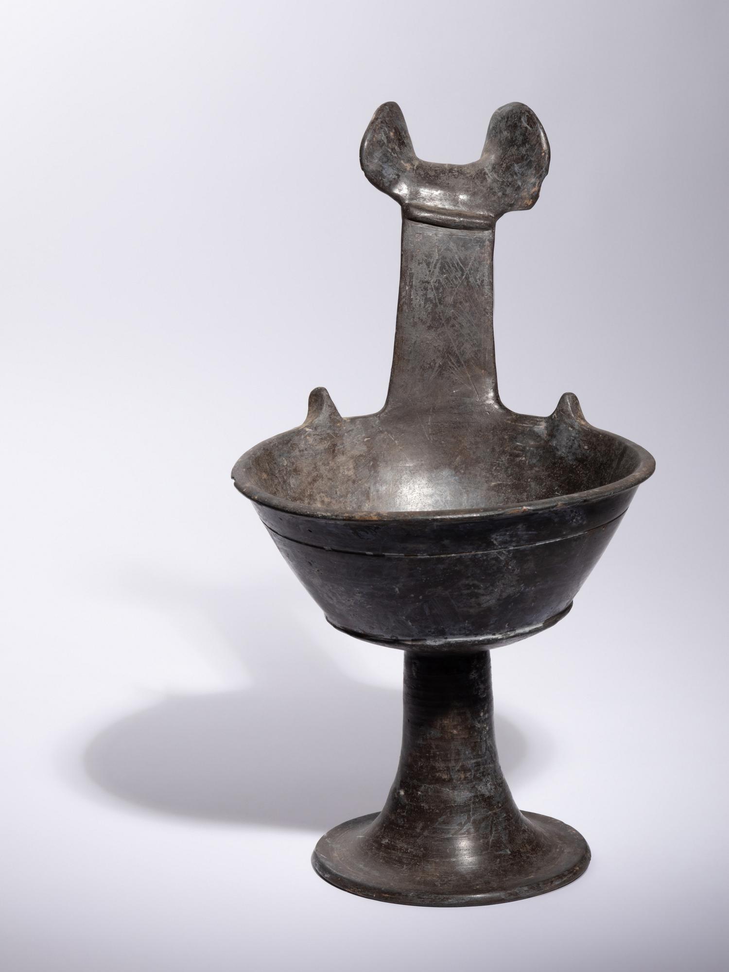 An Etruscan Bucchero Kyathos