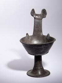 An Etruscan Bucchero Kyathos