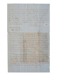[ENSLAVEMENT & ABOLITION]. A group of 4 documents identified to the Carr and Tebbs families of Virginia, incl. references to the manumission and sale of enslaved persons.