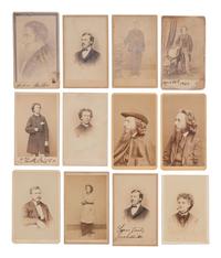 [EARLY PHOTOGRAPHY]. CDV album containing portraits of American sculptor Clark Mills' family, incl. T. Fisk Mills.