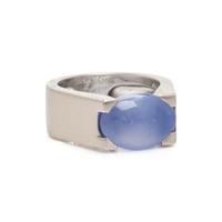 CARTIER, WHITE GOLD AND CHALCEDONY 'TANKISSINE CHEVALIER' RING