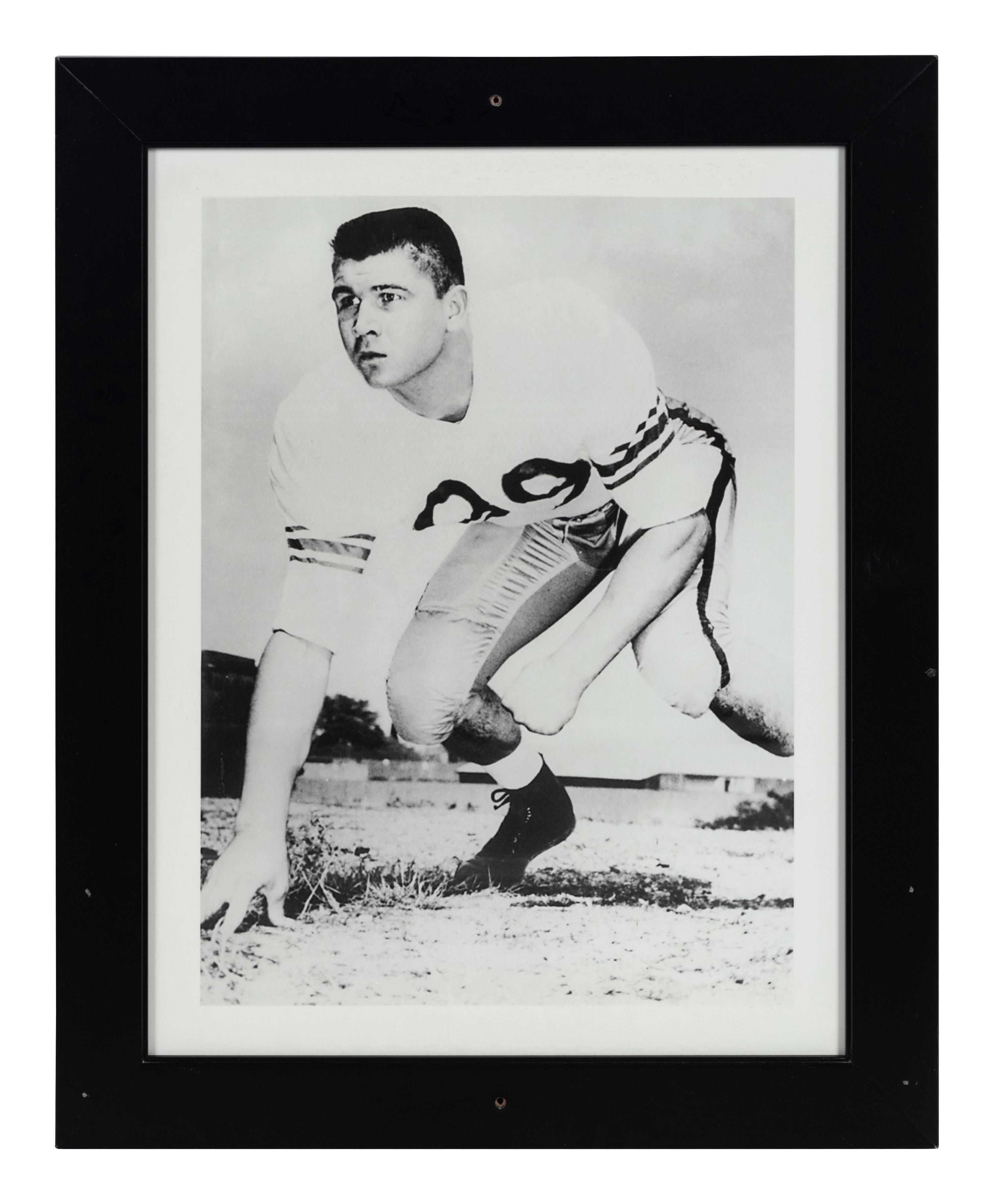A Group of Six Photographs Depicting Mike Ditka as Chicago Bears Player Formerly Displayed at Mike Ditka’s Restaurant