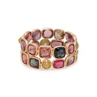 MULTIGEM AND COLORED DIAMOND RING