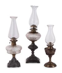 Three Kerosene Lamps