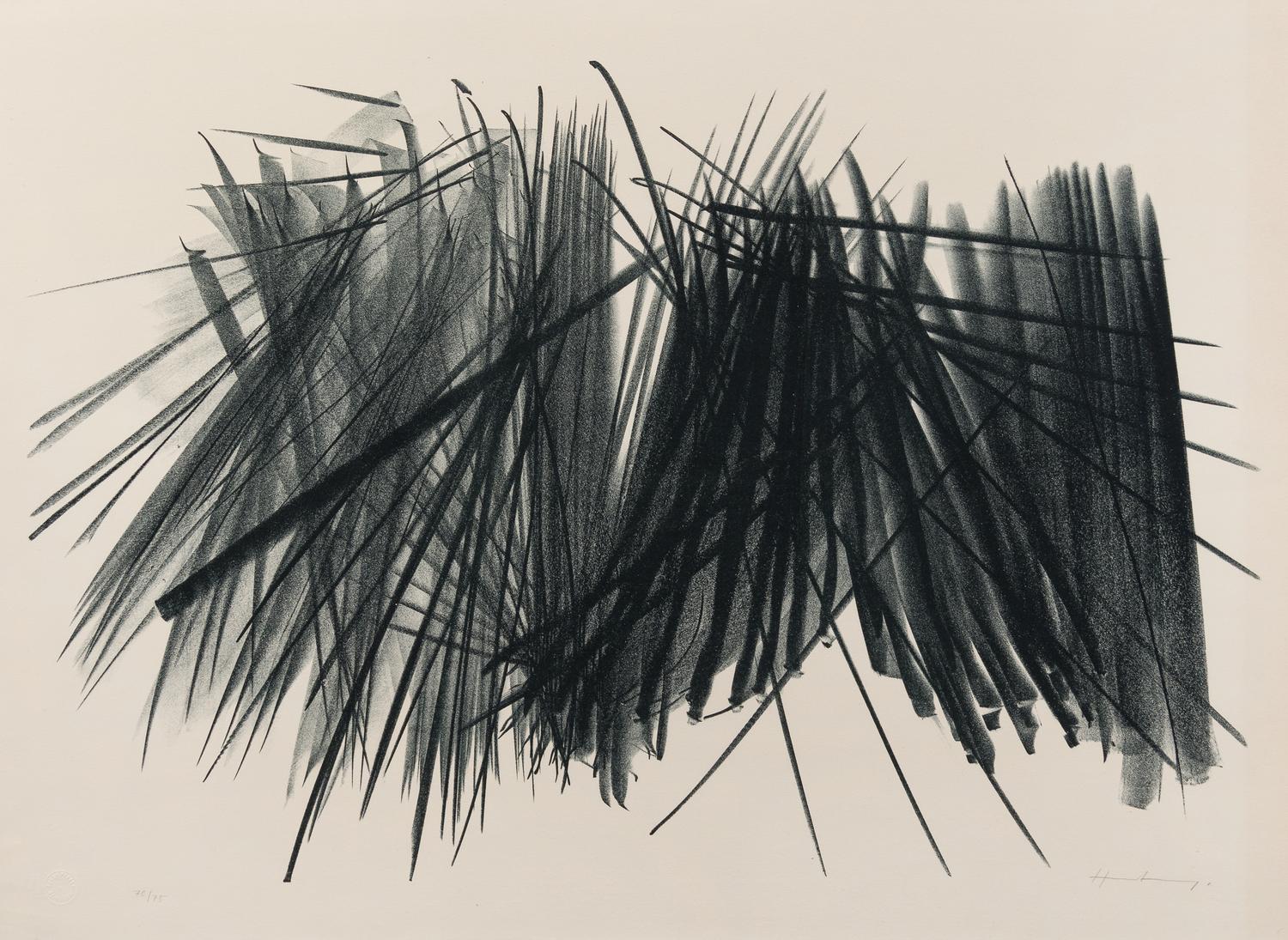 Hans Hartung, (German/French, 1904-1989), L 114 , c. 1963–1964