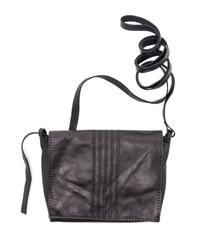 An Hermes Noir Agneau Crossbody Travel Pouch, 8" x 6" x .5".
