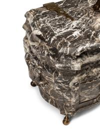 An Italian Marble Tea Caddy
