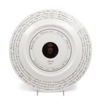 Eight Versace Porcelain Christmas Chargers
