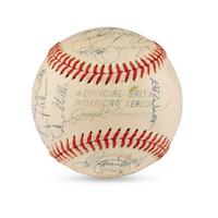 A 1973 Baltimore Orioles Team Signed Autograph Baseball (JSA Letter of Authenticity)