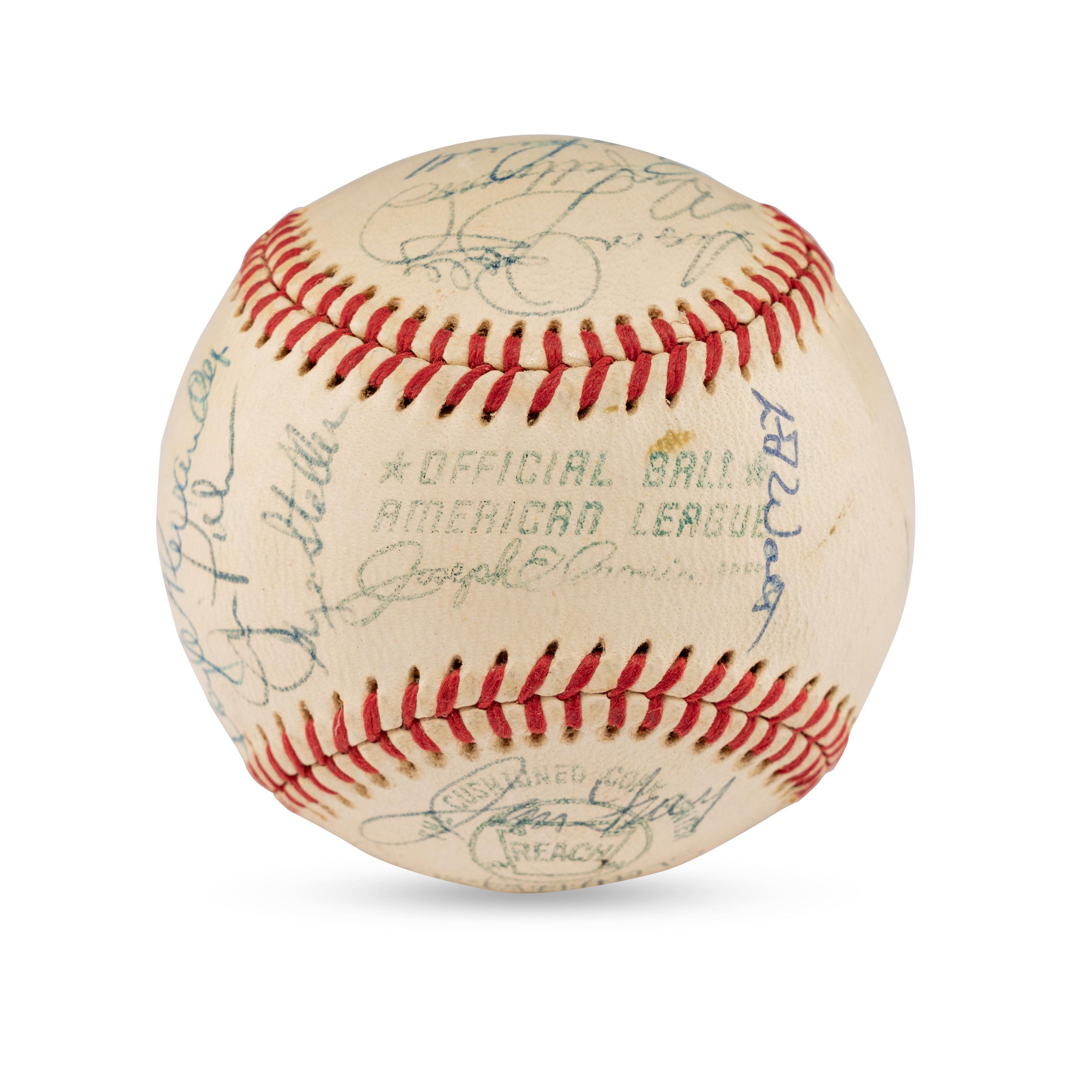 A 1973 Baltimore Orioles Team Signed Autograph Baseball (JSA Letter of Authenticity)