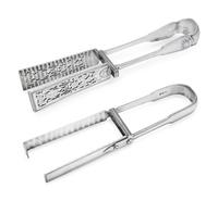 Two Silver Asparagus Tongs