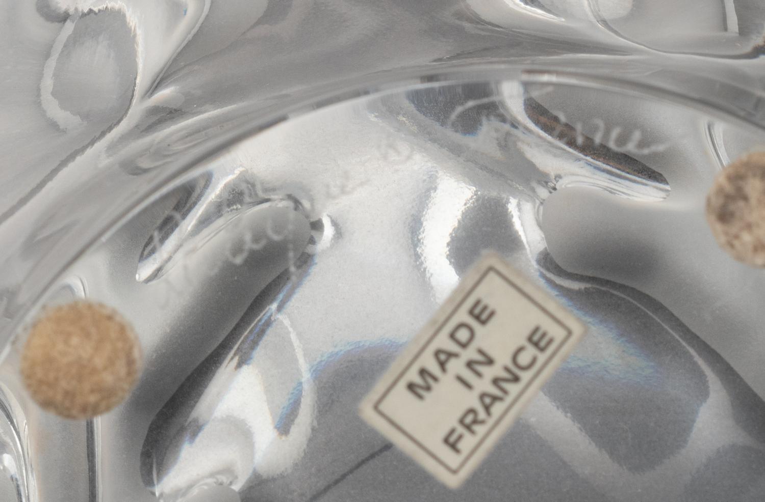 A Lalique Champs Elysées Bowl