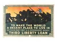 [WORLD WAR I]. A group of three World War I posters, comprising:
