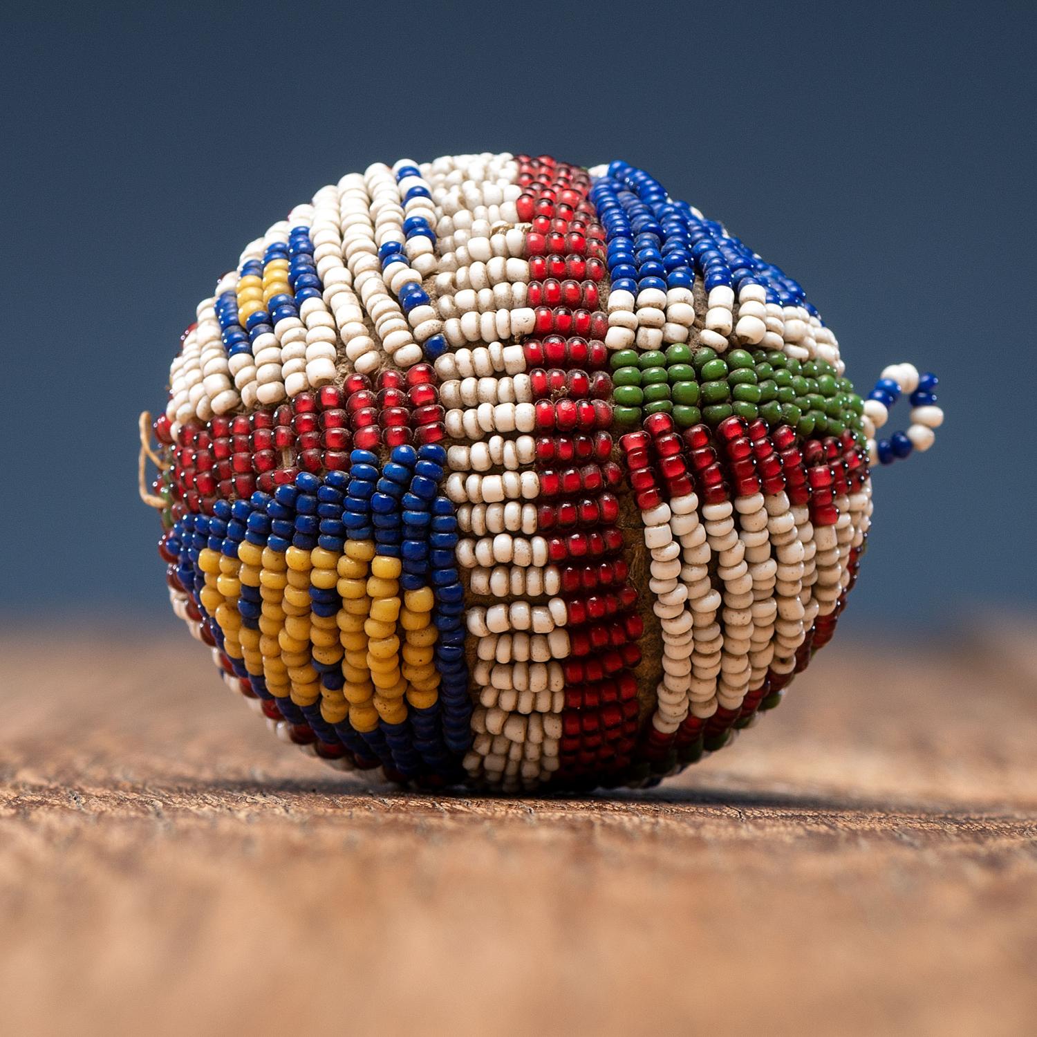 Sioux Beaded Hide Ball