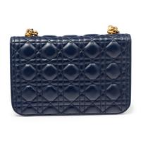 CHRISTIAN DIOR, NAVY DIORADDICT FLAP BAG
