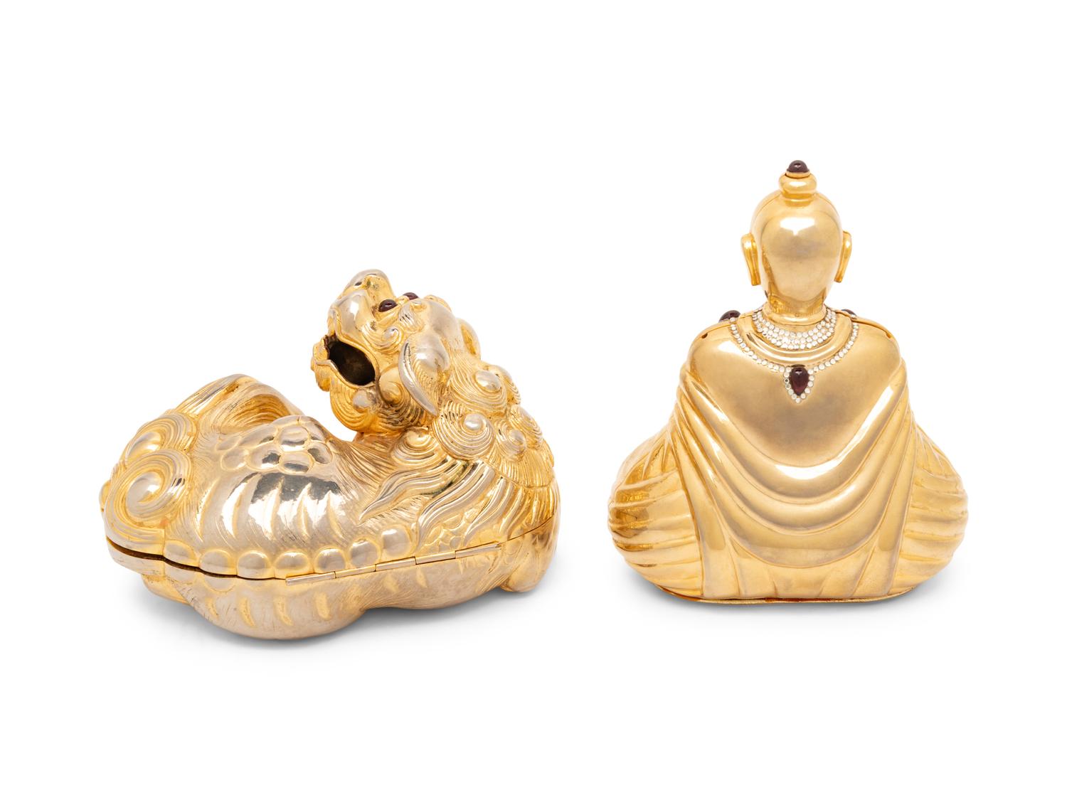 Judith Leiber, Two Asian-Inspired Minaudières