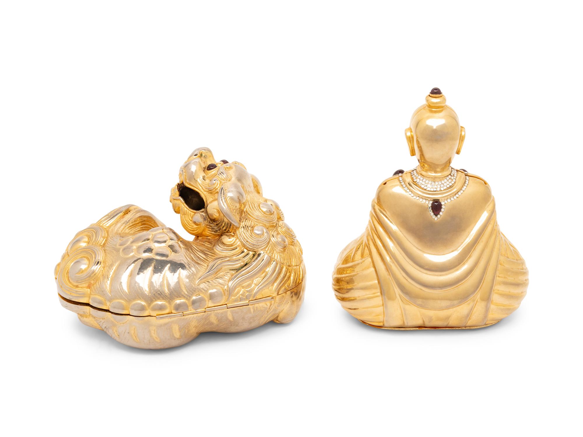 Judith Leiber, Two Asian-Inspired Minaudières