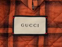 [ARO] GUCCI, FUR-TRIMMED DENIM JACKET