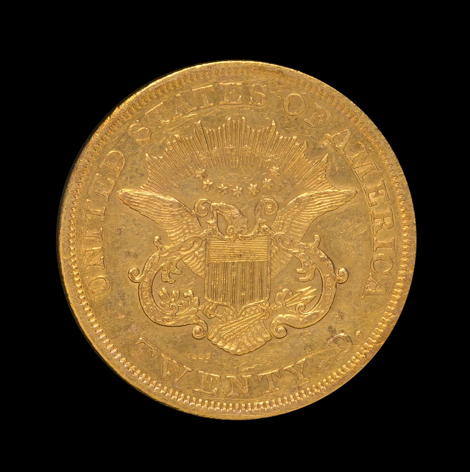 A United States 1864 Liberty Head $20 Gold Coin