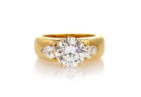 An 18 Karat Yellow Gold and Diamond Ring, Van Cleef & Arpels, 7.20 dwts.