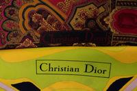 Two Dior Silk Scarves, 1970-90s