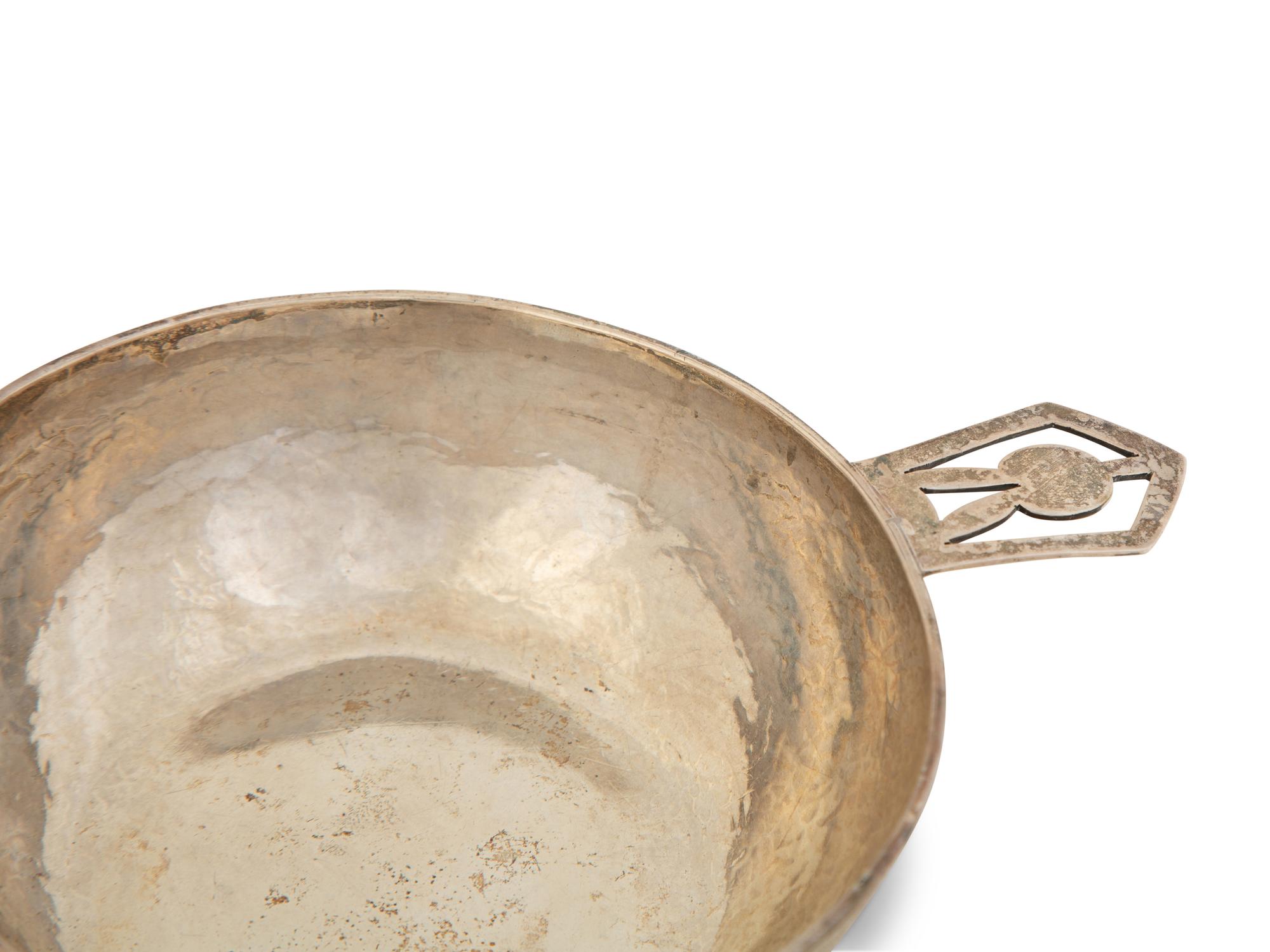 Three American Silver Nut Bowls — Various Makers, 20th Century