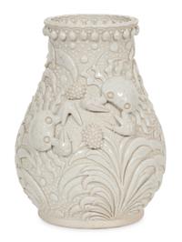 A Chinese Stippled 'Chicken Skin' Porcelain Vase