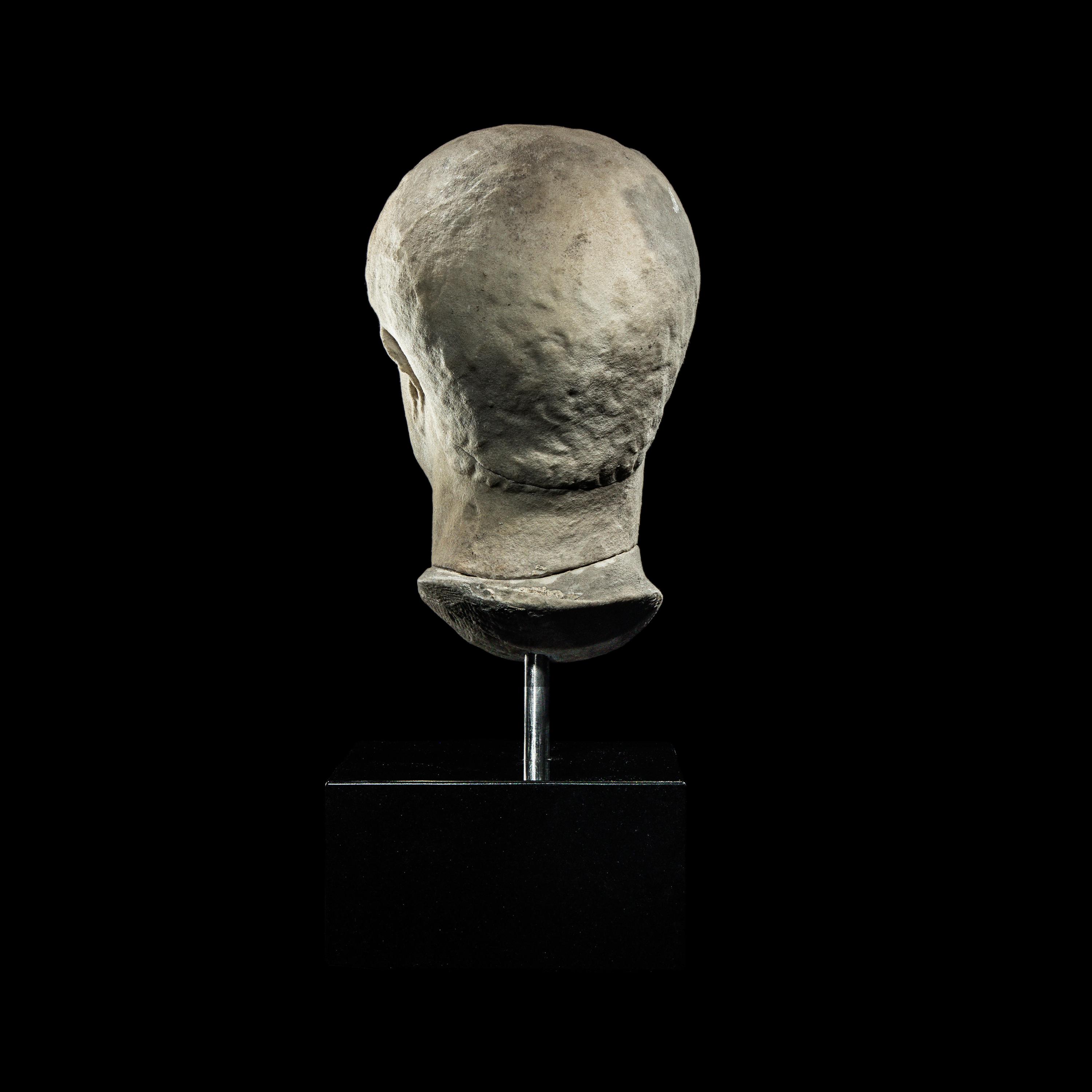 A Roman Marble Portrait Head of a Man