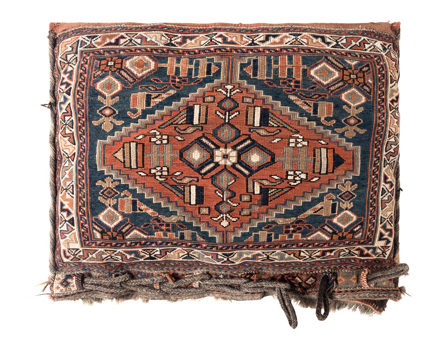 A Pair of Soumak Bag Face Pillows
