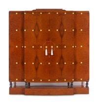 A Frank Pollaro Art Deco Style Rootwood Cabinet