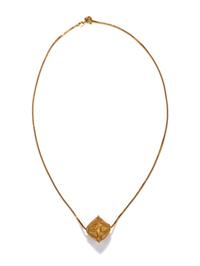 A Greek Gold Filigree Bead — with a modern gold chain